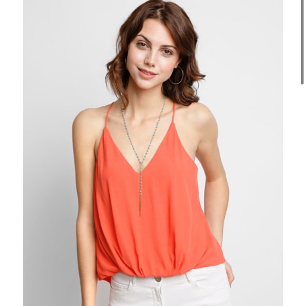 ASTR The Label coral strappy tank